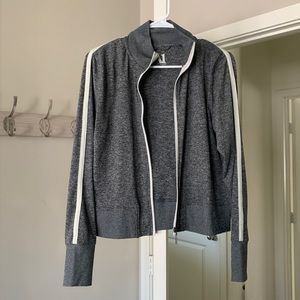 Vuori Eclipse Track Jacket Heather Grey Size Small